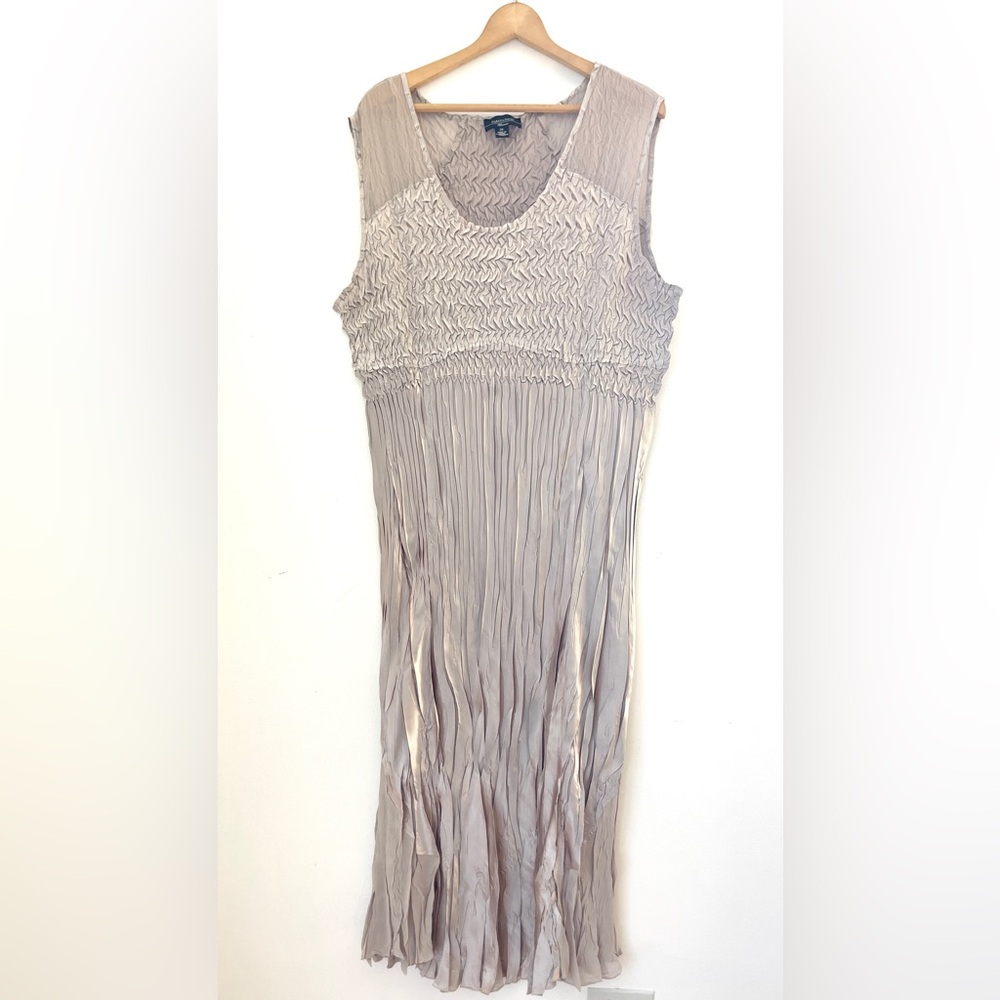 Vintage Women’s R&M Richards Champaign Dress Set Size 3X - Picture 3 of 6